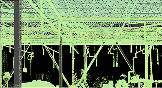 Warehouse point cloud scan input
